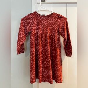 H&M Red Floral Patterned Dress